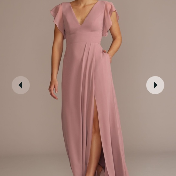 David’s Bridal Quartz Bridesmaid Dress - Picture 1 of 3